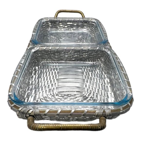 Marinex Dining Marinex Casserole Dishes Set Of 3 With Serving